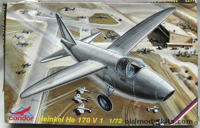 Condor 1/72 Heinkel He-178 V1 - The First Jet Aircraft, C72003 plastic model kit